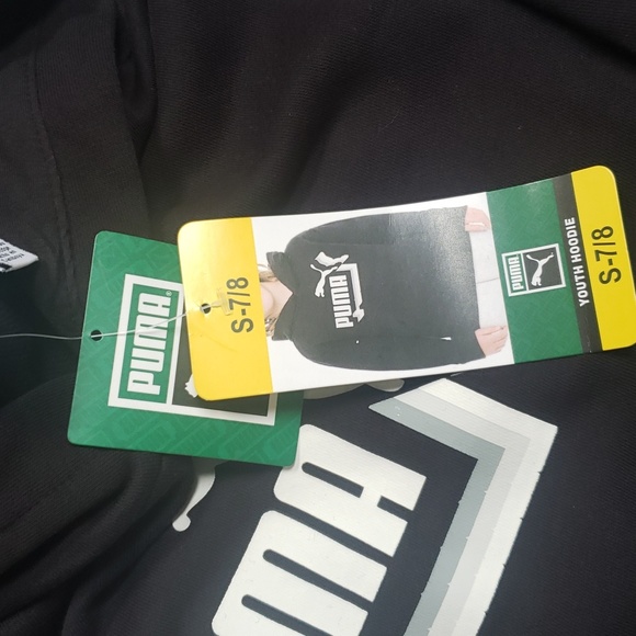 NWT PUMA kids sweatshirt in Black - Picture 4 of 5